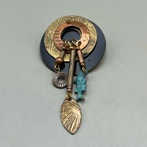 Artistic Mixed Metal Pendant